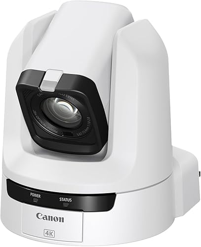 Miniatura 4 de Canon Cámara PTZ CR-N100 (blanca), zoom óptico 20x, video 4K UHD, producciones profesionales, casa de culto, educación, transmisión, corporativo,