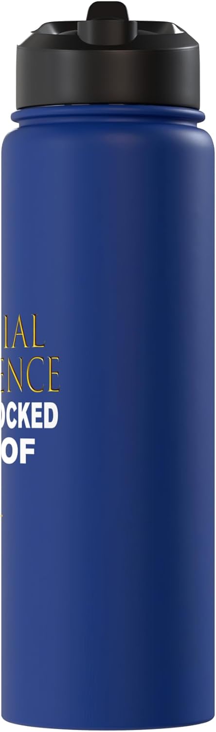 Artificial Intelligence Degree Unlocked Class of 2026 AI Stainless Steel Insulated Water Bottle