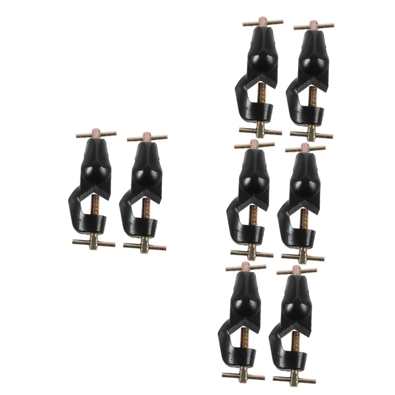 PRETYZOOM 4 Set Morsetto A Croce Regolabile Porta Morsetto Da Laboratorio Lavoro Di Legno Supporto Per Morsetto Per Testa Da Laboratorio Supporto Per Presa Da Laboratorio Bachelite 2 Pezzi*4