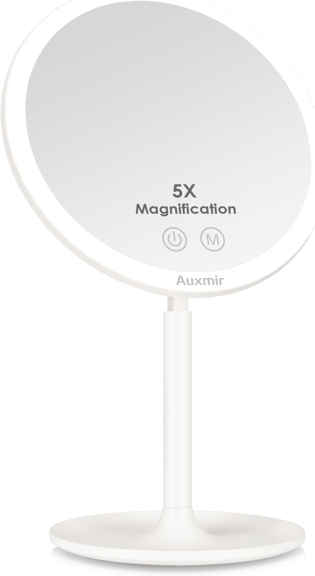 Beurer BS49 Illuminated Vanity Mirror, Rotatable MakeUp Mirror With