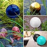QUARKZMAN 2 szt. Dekoracja Kształt kuli ziemskiej 2,5" 63 mm Odblaskowa kula ogrodowa pusta kula szklana kula ze stali nierdzewnej bez spawania kula dekoracja ogrodowa, błyszcząca czerń