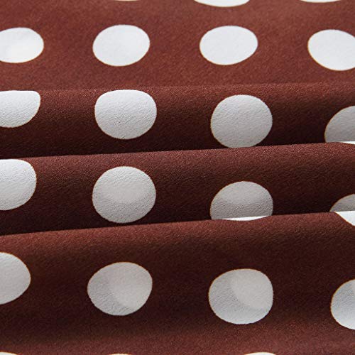 Robe longue sans manches imprimée à pois pour soirée d'été - 5