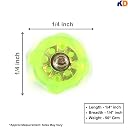 KNK Cricket Shoe Soft Spikes 10 Piece TPU Studs with Spanner gallery image