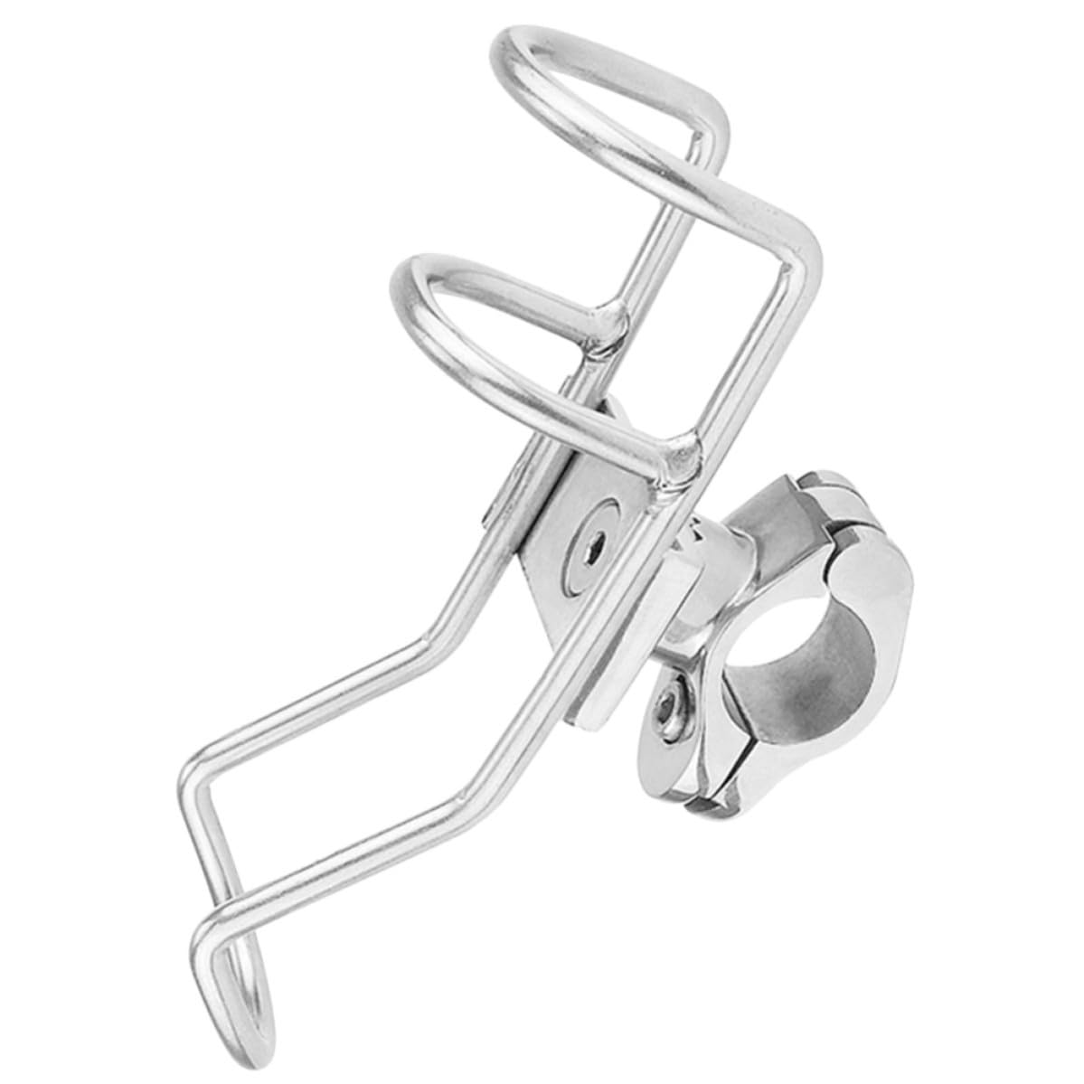 Healvian 2 Stück Angelrutenhalter aus Edelstahl in Silber Praktischer und Rutenhalter für Boot für Angler und Fischerei Zubehör