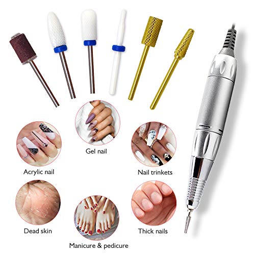 Kit Profesional Portátil de Lima Eléctrica para Uñas miniatura 4