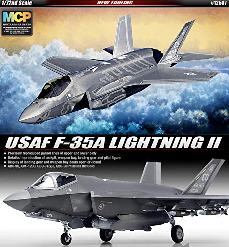 Kit maquette plastique F-35A Lightning II 1:72 Academy ACD12507 avion de chasse