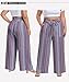 OLRIK Plus Size Lounge Pants Vacation Outfits for Women Beach Pant Bohemia Rhomboid-3X