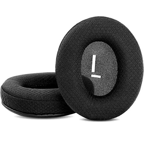 Almohadillas para auriculares HT5009 de repuesto para Avantree Audition Pro/HT5009/HT4189, almohadillas para orejas de tela con aislamiento acústico, color negro miniatura 4