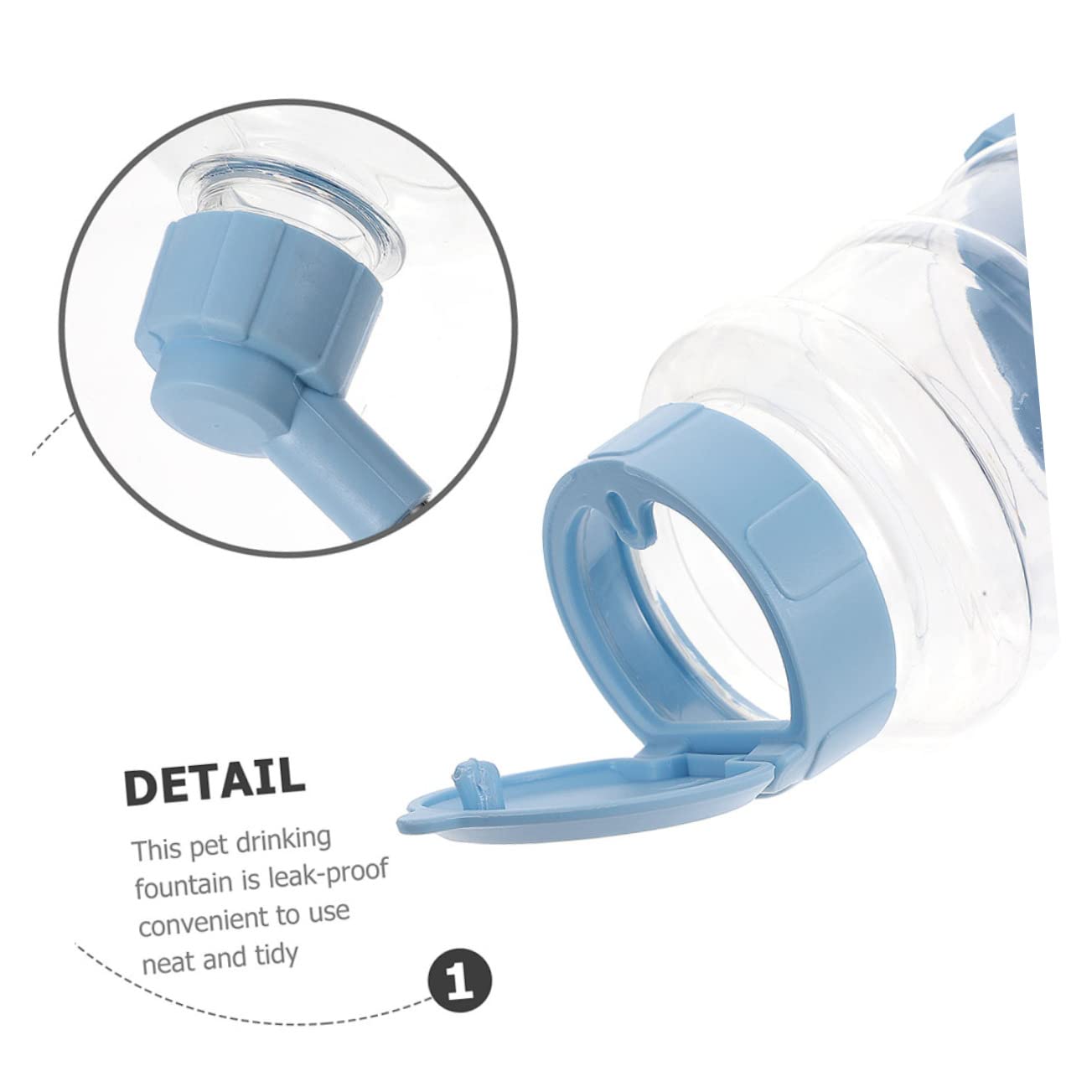 minkissy 2piezas Bebedero Colgante para Pequeñas Dispensador Automático De Agua Sin Goteo para Hámsters y Conejos Botella Transparente De Instalación y Diseño Práctico y