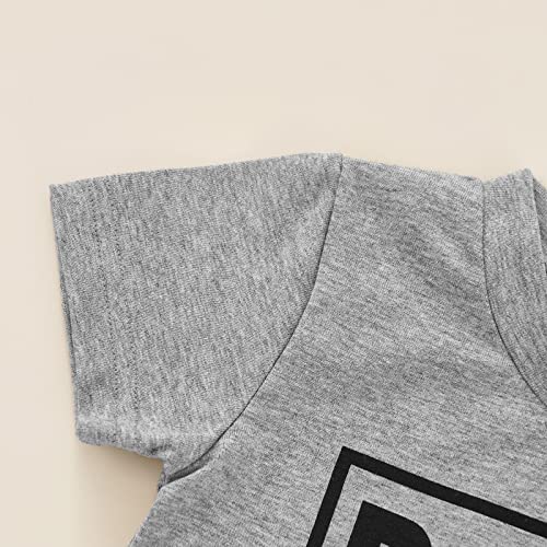 KameyouForever Baby Boy Summer Outfits Baby Boys Clothes Sets Short Sleeve Letter Print T-Shirt Tops Shorts Sets Baby Boy Clothing - Image 5