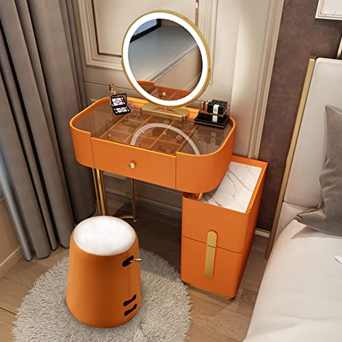 Tabouret de Coiffeuse Créatif en Cuir Rembourré Finition Premium