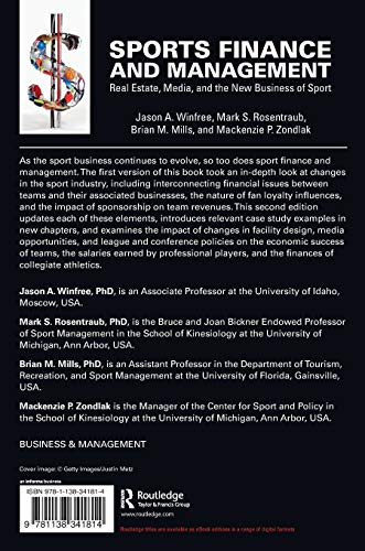 Sports Finance and Management: Real Estate, Media, and the New Business of Sport, Second Edition