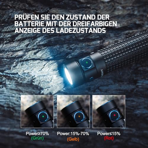 OLIGHT S2R II LED Taschenlampe mit wiederaufladbarem Akku