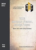 Indian Penal Code (With the Criminal Law (Amendment) Act,2018, 21/e 938645677X Book Cover