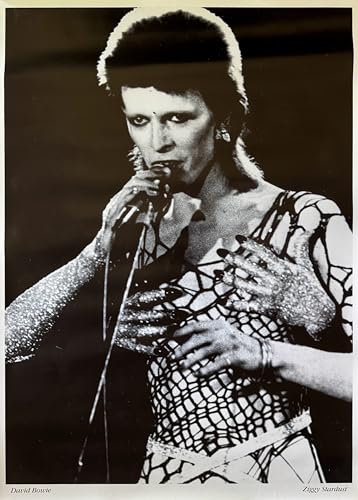 David Bowie Affiche Londres 1970 Poster idee cadeau originale pour fan de musique