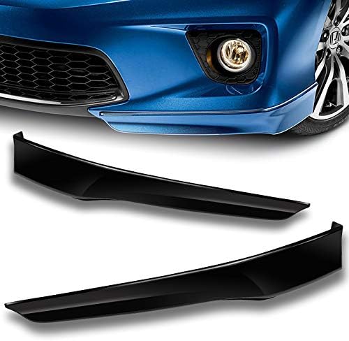 Miniatura 1 de DriftX Performance, Juego de 2 labios para parachoques delantero compatible con Honda Accord 2DRCoupe 2013 - 2015, estilo HFP, alerón de protección