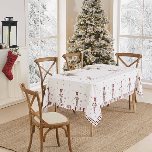 Avanti Linens - Napkin Set, 100% Durable & Quick-Drying Polyester Cloth Napkins, Christmas Kitchen Decor, Set of 4 (Nutcracker Candy, 18" x 18") by Avanti Linens - Used condition - Image 4