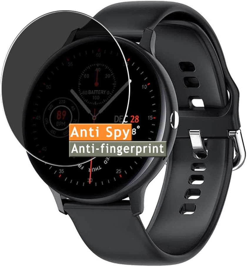 Privacy Screen Protector, compatible with MOSOKI I11 1.3" Smartwatch Smart Watch Anti Spy Film Protectors Sticker [ Not Tempered Glass ]