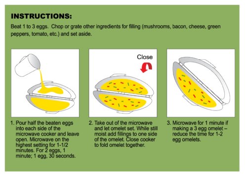 Economy Kitchen Accessory Microwave Egg Poacher #TOP2