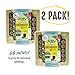 Jiffy Self-Watering Seed Starter Tray Kit, 34 Cell 36mm Expanding Peat Pellets with Water-Wicking Mat - 2 Pack, 68 Pellets Total