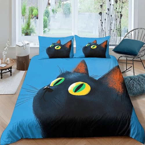 Parure de lit 3D fermeture éclair housse de couette microfibre douce sans pli - 4