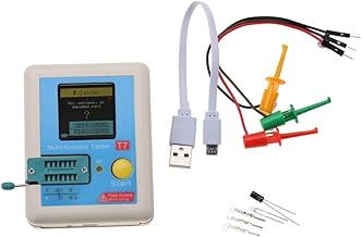 testador de transistor tft automático autoteste display gráfico de 3,7 v display digital para medição de resistores de diodos