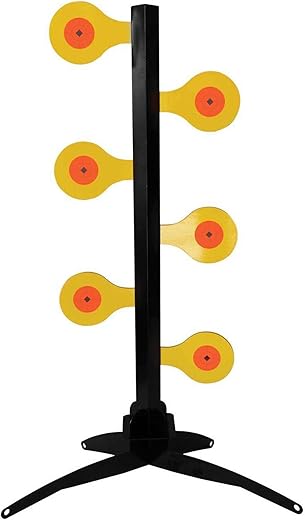 Atflbox AR500 Steel Target for Shooting, 1/2 inch Thick Metal Target with T-Post Target Hanger, High Caliber Torso Silhouette Metal Target for Precision Shooting