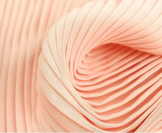 CEMELI 150 CM De Ancho 100 CM Azul Marino Largo Tela De Gasa Crepé Semi Transparente Falda Plisada Tela De Gasa por Metro Tela De Gasa para Confección De Vestidos