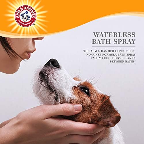 Arm & Hammer Ultra Fresh Waterless Dog Bath Spray, White Jasmine, 10 Fl Oz - 1
