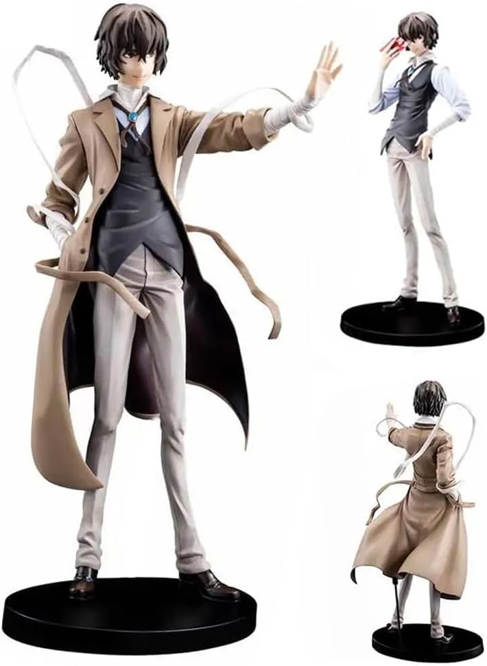 Dazai Osamu Action Figure 26cm Anime PVC Collectible Model Dazai Figure Statue Ornaments Desktop Decorations