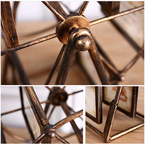 Lliang Photo Frame 5 Inch Diy Wedding Picture Ornament Combination Detachable Windmill Family Photograph Unassembled Photo Frame Ferris Wheel #TOP2