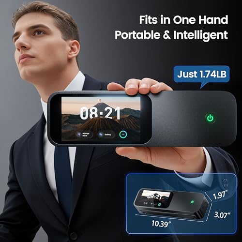 Image of Phomemo M85 Touchscreen Portable Printers Wireless for Travel with Case | Custom Templates & Wallpapers Thermal Bluetooth Inkless Printer, For 8.5 inchx11 inch Letter, Compatible with Phone /PC, Home & Travel