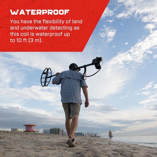 Image of Minelab CTX 17 Double-D Waterproof Smart Coil for CTX 3030 Metal Detector (Skidplate Included)