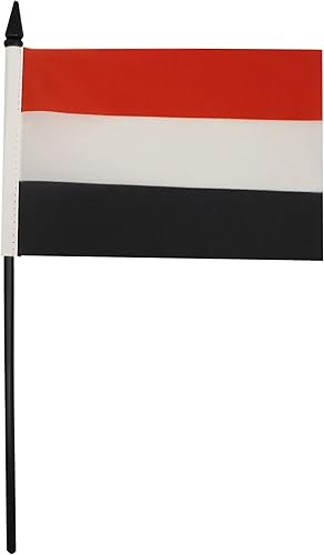 Miniatura 325 de Bandera de la bandera del Líbano de AZ, 3.9 x 5.9 in, bandera de escritorio libanesa, 5.9 x 3.9 in, barra y base de plástico negro