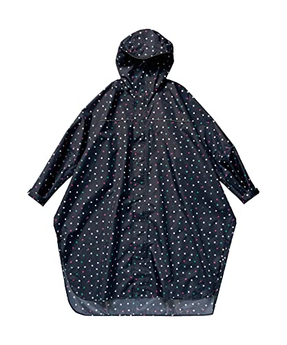 【2023年】Wpc. レインウェア レインバイシクルスリーブポンチョ レトロドット 自転車用 レインポンチョ レディース 撥水 防水 収納袋付 R-1122-201-EC