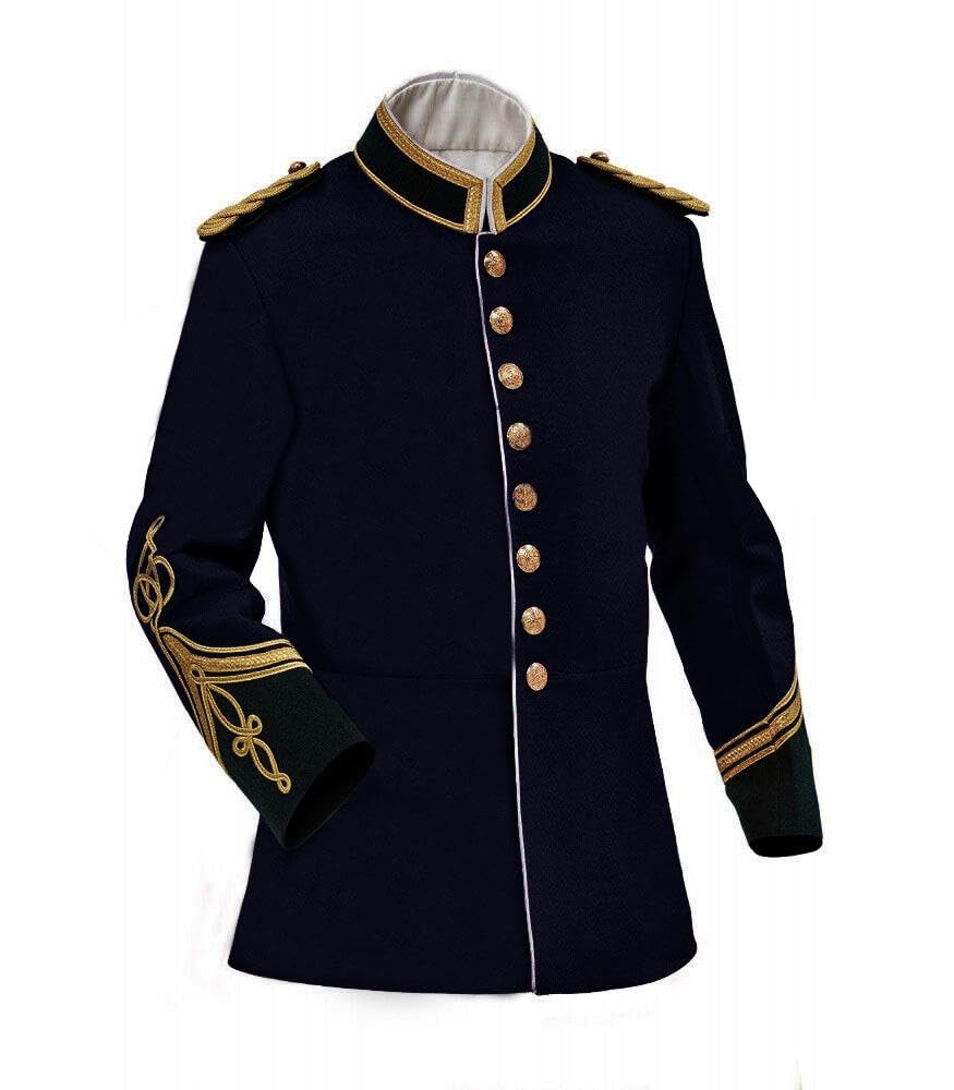 Bingo Sale Timeless Elegance Anglo-Zulu War Inspired Wedding Attire Featuring British Officers' Uniform (UK, Numeric, 52, Regular, Regular, Navy)
