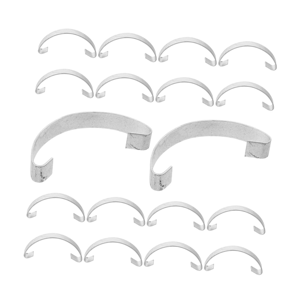 Yardwe 150 Pièces Boucle De Cage Crochet De Porte en Métal Crochet De Porte De Cage De Lapin Accessoires De De Durable Accessoire D'Équipement D'Élevage De