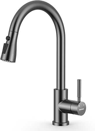 WEWE Kitchen Faucets with Pull Down Sprayer WEWE Kitchen Faucets with Pull Down Sprayer