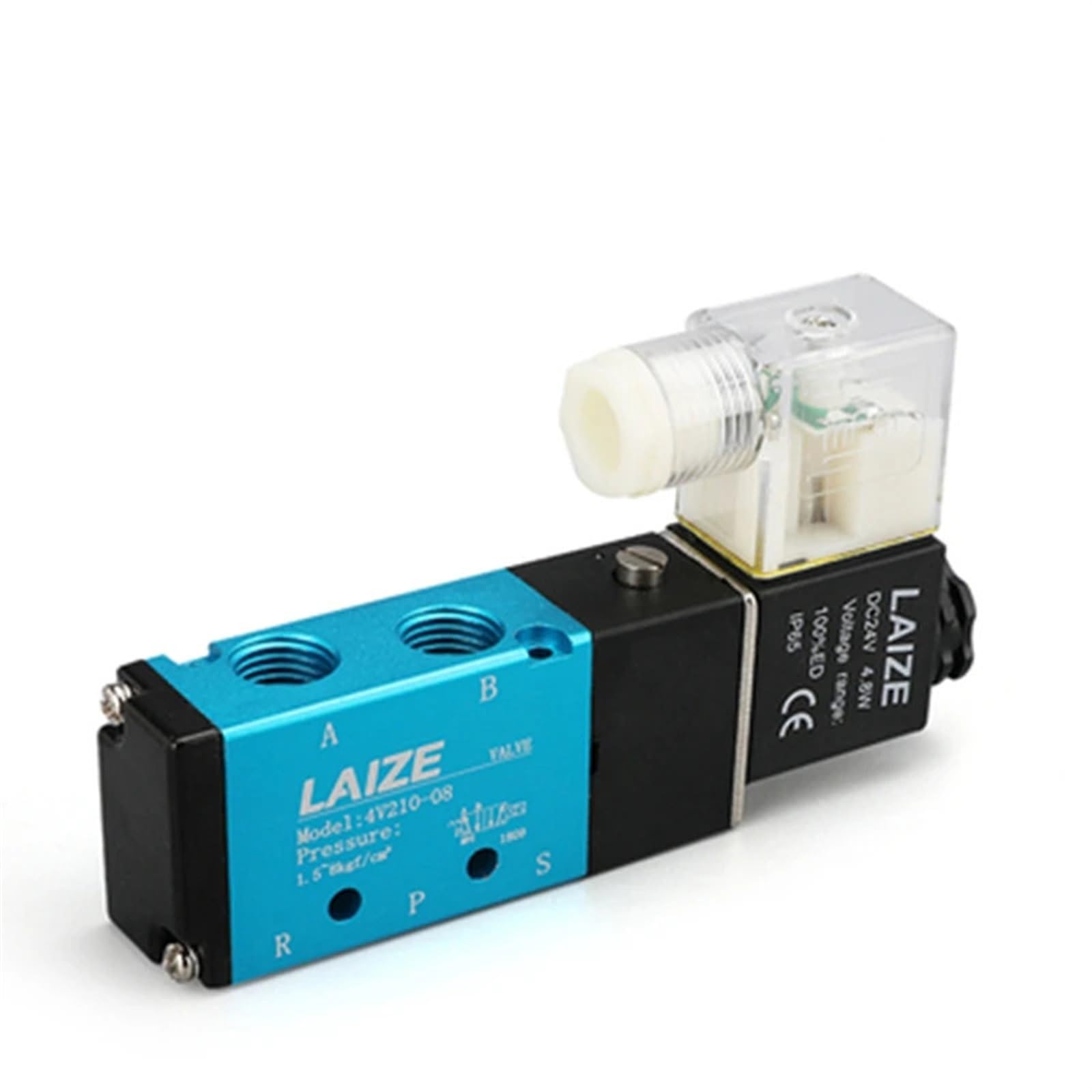 Solenoid Valve 2 Position 5 Way 4V210-08 Pneumatic Air Electrical Control 4V310-10 4V410-15(4V330C-10 DC24)