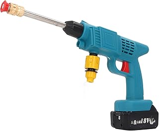 Cordless Pressure Washer, Handheld High Pressure Car Washer Gun with Filter Portable Power Cleaner for 18V BL1815 BL1820 Battery, Portable Pressure Cleaner for Washing Car Fence