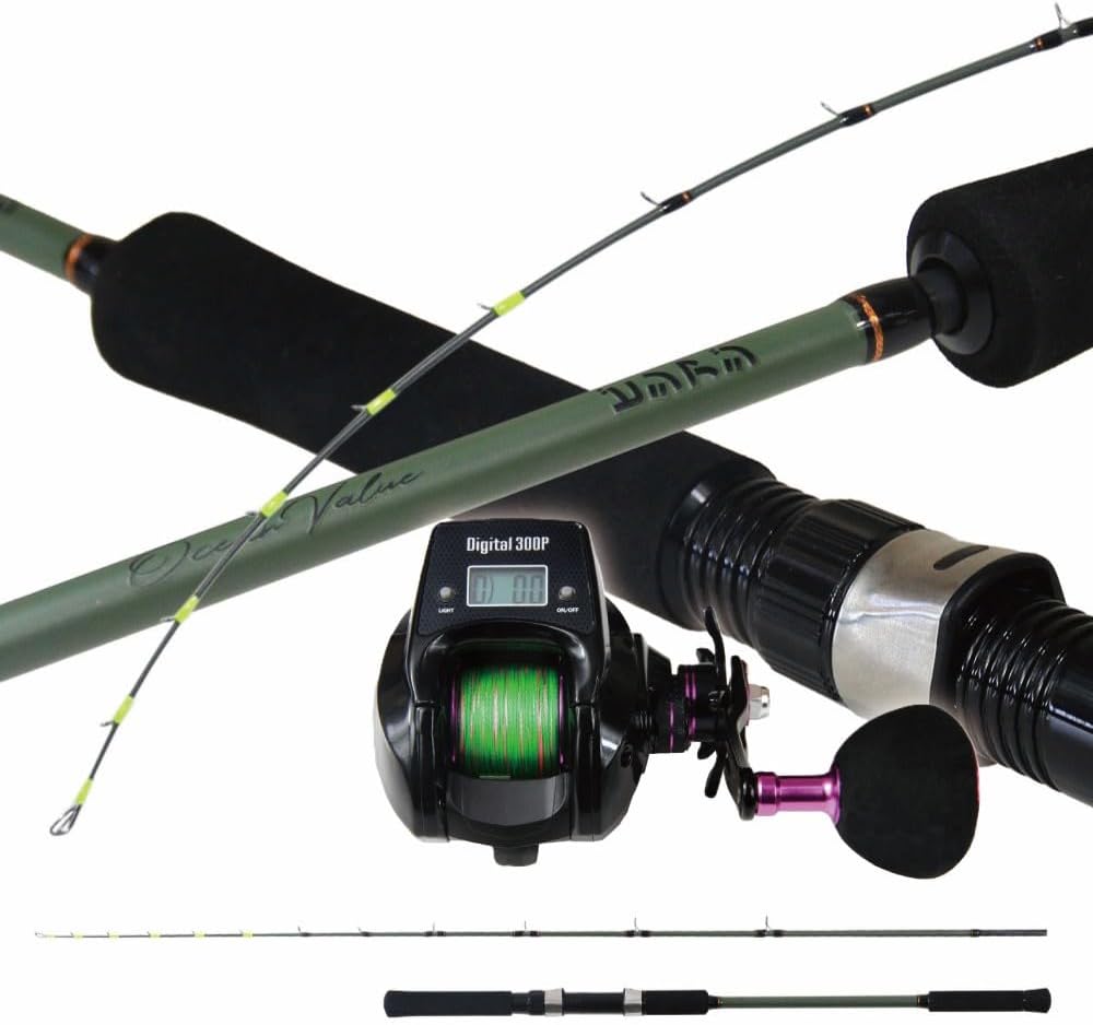 おり釣具 船ビシ竿 オーシャンバリュー ビシアジ 180 30-100号 ＆ シーマスタッグデジタル300P ビシアジセット (oc