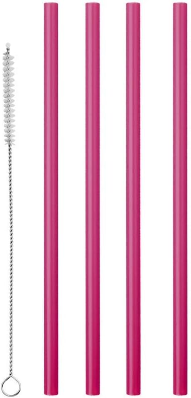 Metaltex 253135000 Reusable Plastic Straws