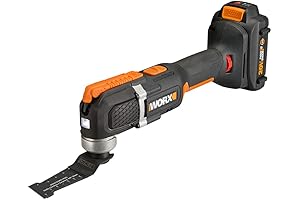 WORX Sonicrafter Cordless Multi-Tool - Powerful Oscillating Tool for Cutting, Sanding, Scraping and More