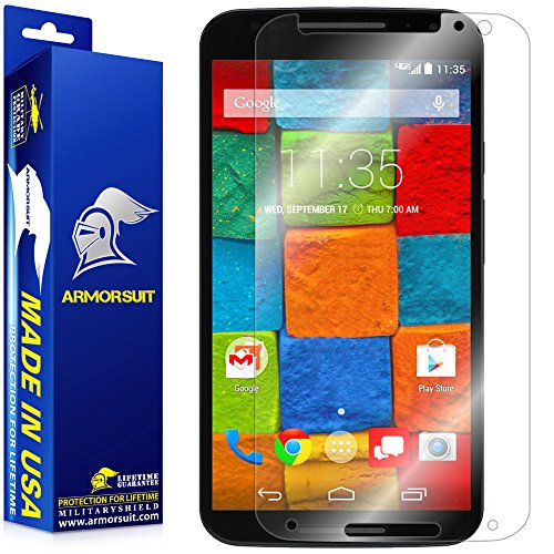 ArmorSuit MilitaryShield Screen Protector for Motorola Moto X (2nd Gen 2014) - [Max Coverage] Anti-Bubble HD Clear Film
