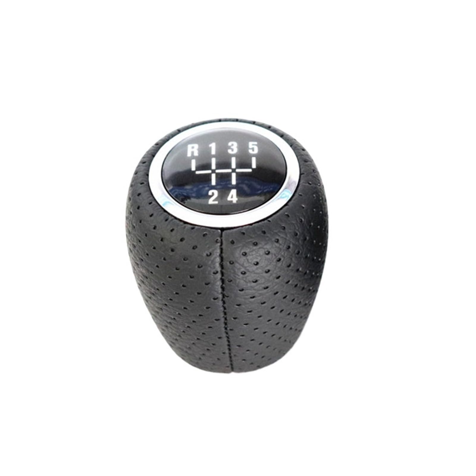 Rbevcrr 5-Speed Car Shift Lever Knob For Chevy For Cruze 08-2012 Hole Leather 56 Speed Mt Gear Shift Knob Stick Shifter Pen(5-Speed)