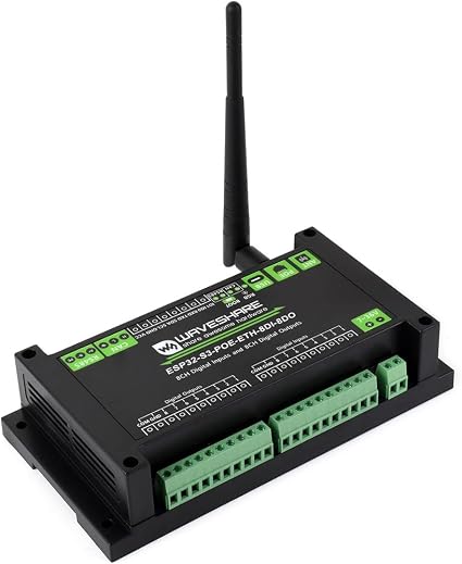 Waveshare – Waveshare Industrial ESP32-S3 8-Channel Control Board Digita