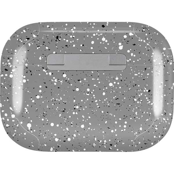 Skinit Decal Audio Skin Compatible with Apple AirPods Pro (2rd Gen, 2022) - Skinit Originally Designed Grey Speckle Design