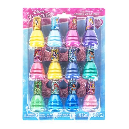 Townley Girl Disney Princess ディズニープリンセス フィルオフマニキュア12個 ギフトセット