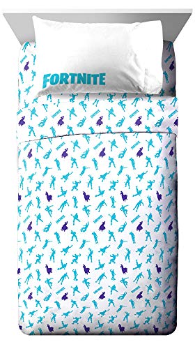 Image of Jay Franco Fortnite Boogie Bomb 7 Piece Full Bed Set - Includes Reversible Comforter & Sheet Set - Super Soft Fade Resistant Microfiber Bedding (Official Fortnite Product)