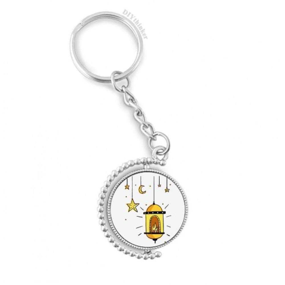 Porte-clés rotatif DIYthinker cartoon, idée cadeau originale pour ado